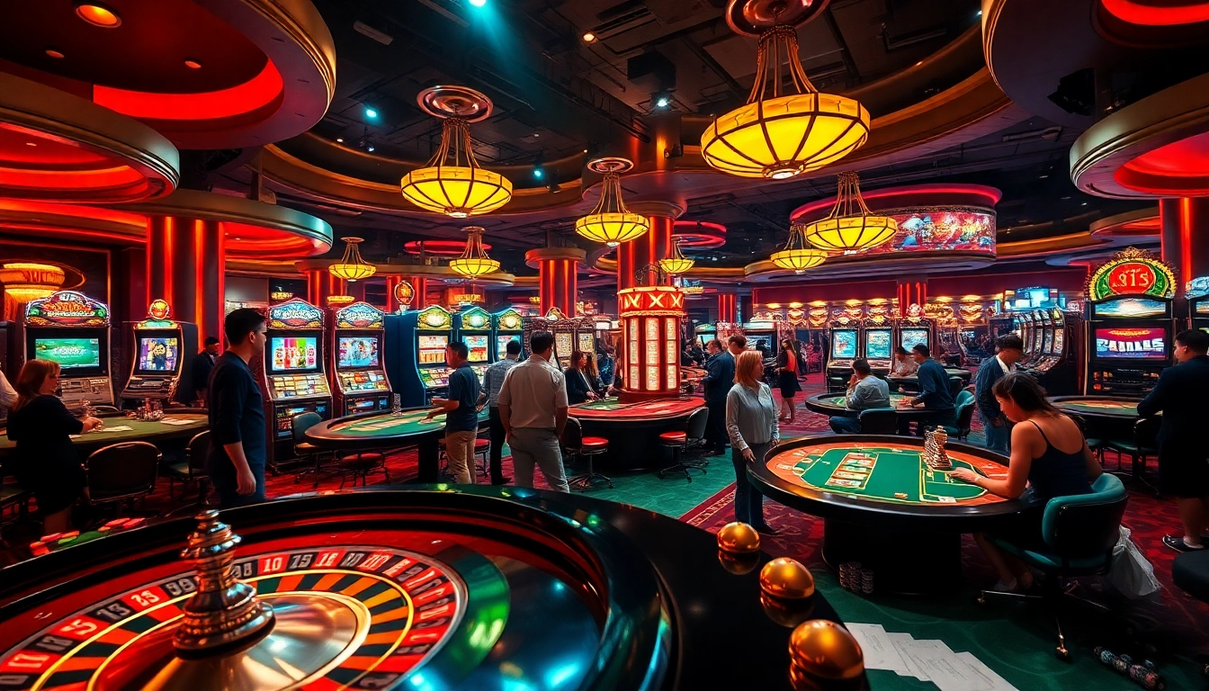Experience high-stakes gambling as players dive into thrilling games; review nhà cái for optimal betting strategies and promotions.